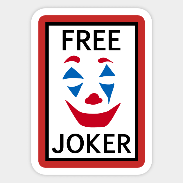 Free the clown Sticker by ThatJokerGuy